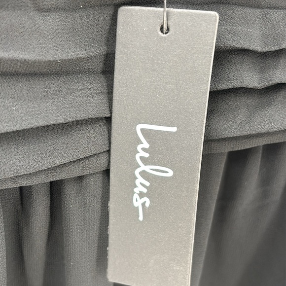 Lulus Heavenly Hues Black Maxi Dress size XLarge NWT - Picture 12 of 16